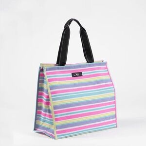 Scout Cold Shoulder Tote Freshly Squeezed Stripe Large Zip Top Bag